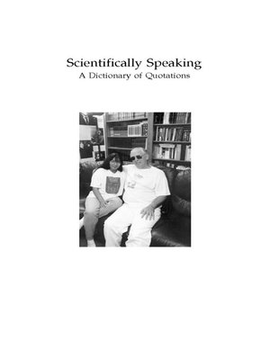 cover image of Scientifically Speaking